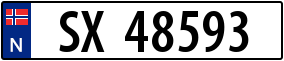 Truck License Plate